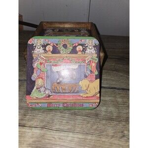 Vintage 90s Christmas Drink Coasters Set Of 6